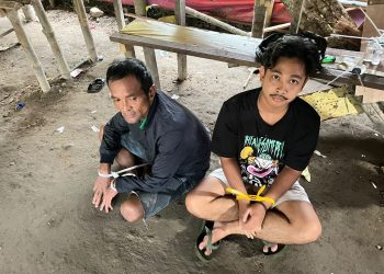 Brimob Sumut Back Up Ditresnarkoba Polda Sumut, Tiga Pria Diamankan dalam Penggerebekan Sarang Narkoba di Binjai