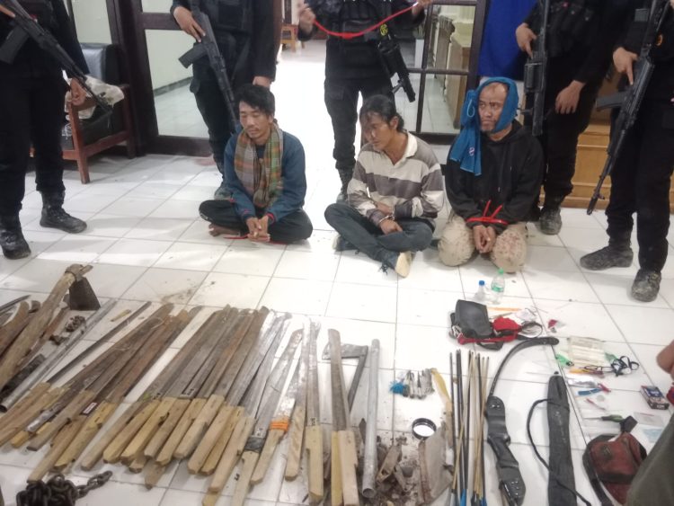 Brimob Sumut Bersama TNI dan Pihak Perusahaan Laksanakan Pengamanan dan Penertiban Lahan di Padang Lawas Utara