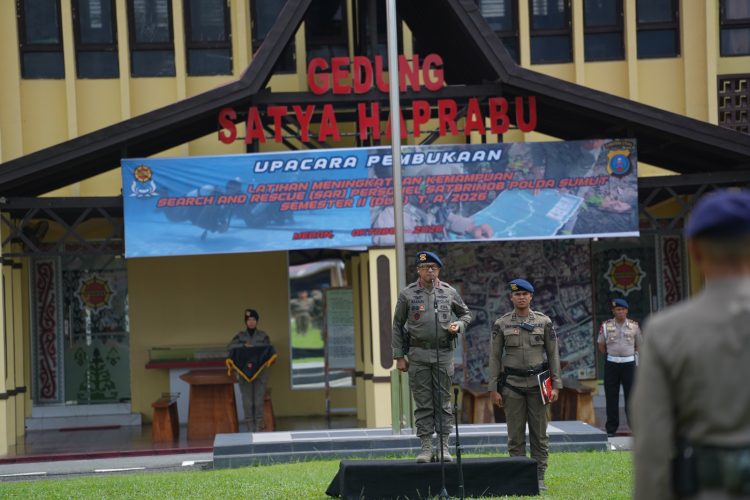 Dansat Brimob Polda Sumut Buka Latihan Kemampuan SAR Semester II TA 2026, Siapkan Personel Hadapi Situasi Darurat dan Bencana