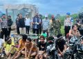Satbrimob dan Ditresnarkoba Polda Sumut Gerebek Lokasi Dugaan Narkoba, Tujuh Orang Diamankan