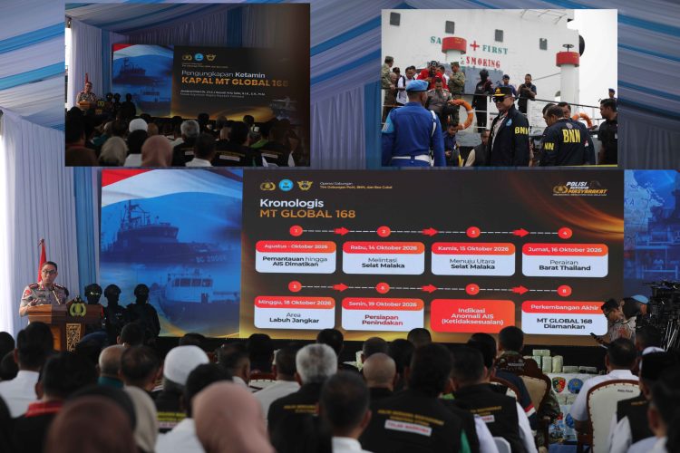 Kapal MT Global 168 Pengangkut 1,16 Ton Ketamin Pernah Berganti Nama, Polisi Telusuri Jaringan Internasional