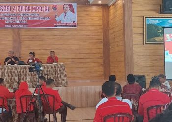 Acara Sosialisasi 4 Pilar Kebangsaan yang digelar Junimart Girsang