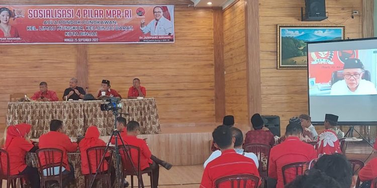Acara Sosialisasi 4 Pilar Kebangsaan yang digelar Junimart Girsang