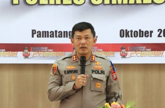 Kapolres Simalungun AKBP Ronald Sipayung