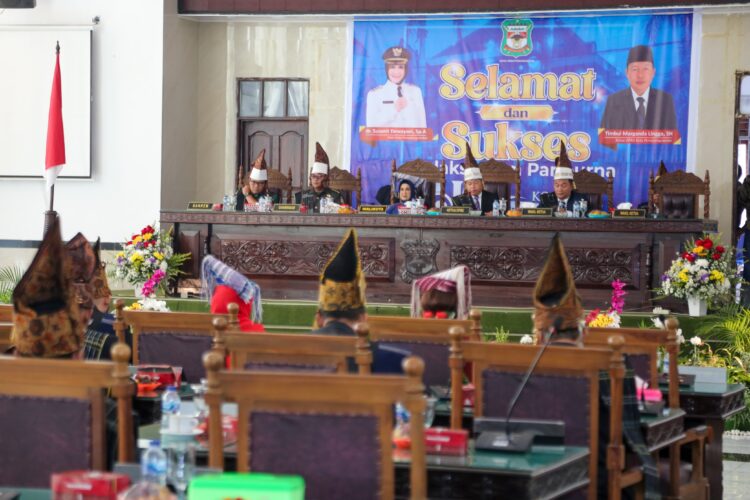 Rapat Paripurna DPRD agenda HUT ke 153  Kota Pematangsiantar.
