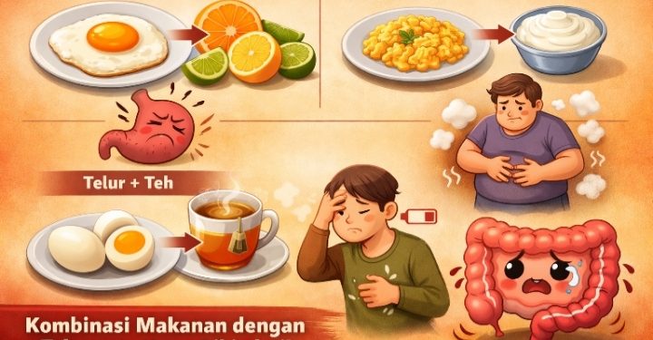 Waspada! Kombinasi Makanan dengan Telur yang Bisa Bikin Pencernaan Tidak Nyaman