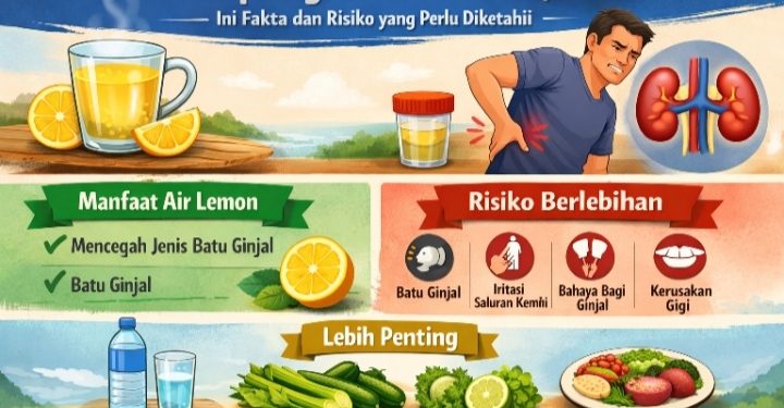 Air Lemon Tiap Pagi Disebut Sehat, Benarkah? Ini Fakta dan Risiko yang Perlu Diketahui