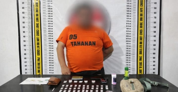 Tengah Malam yang Sunyi Itu Pecah: Seorang Pria Diciduk di Kamar Kos, 54 Paket Sabu jadi Barang Bukti