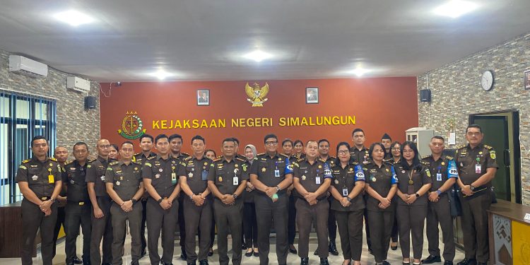 Tim Aswas Kejati Sumut Kunker Pengawasan dan Evaluasi ke Kejari Simalungun