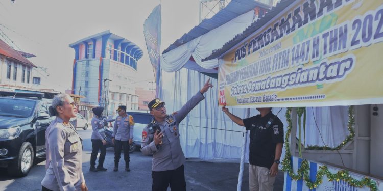 Cek Kesiapan Pos Pam dan Pos Yan Ops Ketupat Toba 2026, Kapolres Pematangsiantar Pastikan Pelayanan Maksimal untuk Masyarakat