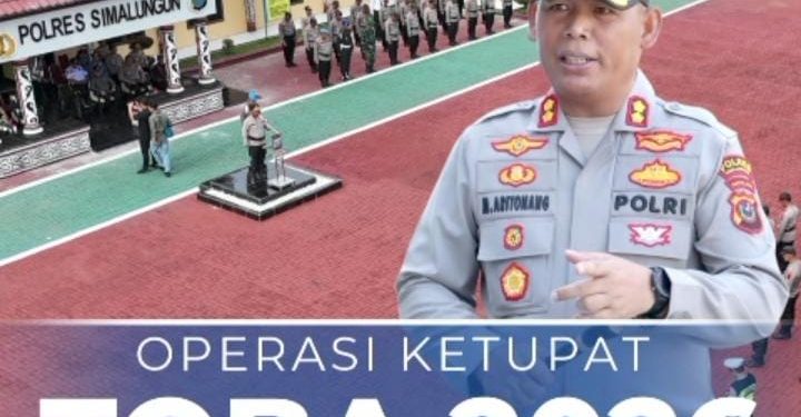 Jalan Tol Simpang Panei Mulai Padat! Kapolres Simalungun Langsung Pantau Arus Mudik