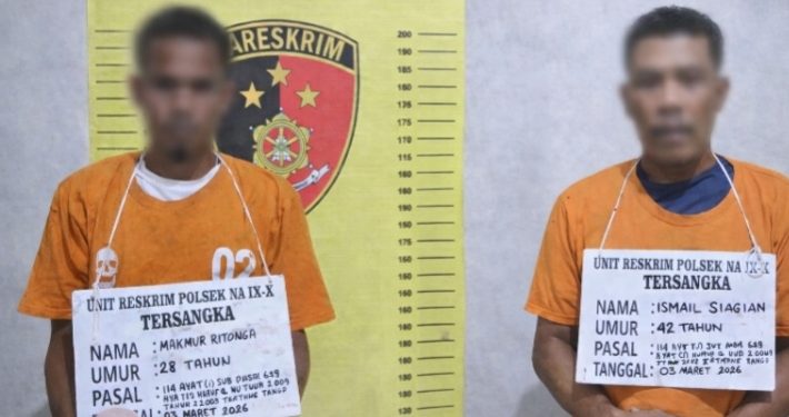 Polisi Tangkap Penjual dan Pembeli Sabu di Dusun Hutapadang