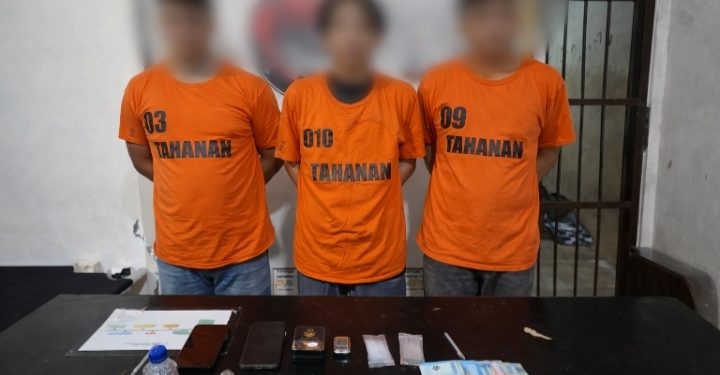 Transaksi Sabu di Eks SPBU Saribudolok Digerebek! 5 Orang Diamankan, 1 Bandar Masih Buron