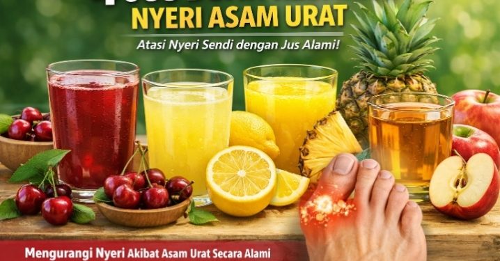 4 Jus Buah yang Diyakini Cepat Redakan Nyeri Asam Urat