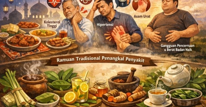 Banyak Makan Daging saat Idul Fitri, Ini Daftar Penyakit Mengintai dan Ramuan Tradisional Penangkalnya