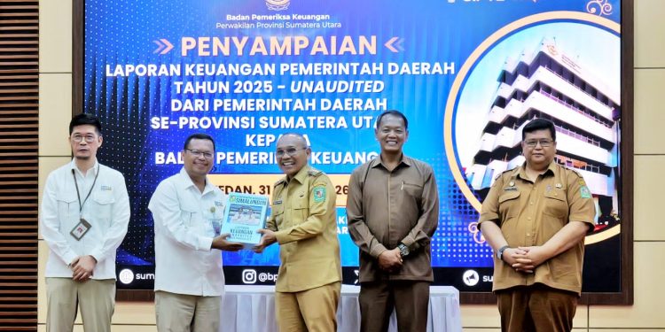 Serahkan LKPD 2025 ke BPK Sumut, Bupati Simalungun Tegaskan Komitmen Transparansi Anggaran