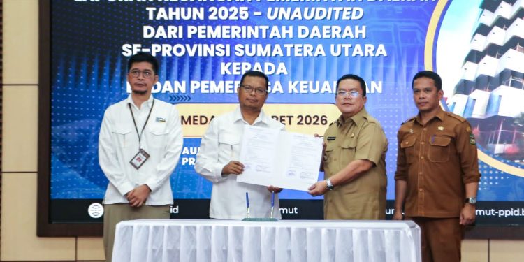Wali Kota Pematangsiantar Serahkan LKPD 2025 ke BPK Sumut, Targetkan Raih Kembali Opini WTP