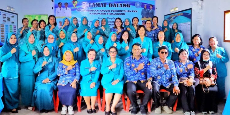 Bandar Tinggi Disiapkan jadi Nagori Percontohan, PKK Simalungun Tekankan Disiplin Administrasi