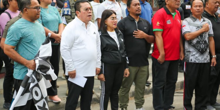 Ribuan Warga Ikuti Fun Run 10K, Wesly Ajak Warga Siantar Jadikan Olahraga Gaya Hidup
