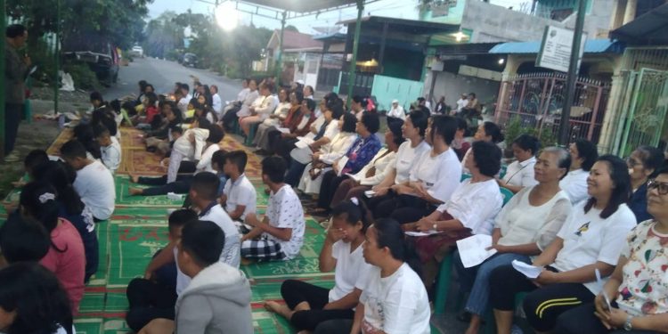 Ibadah Subuh Paskah GKPS Diateitupa Sektor I di Jalan Linggar Jati Berlangsung Penuh Sukacita