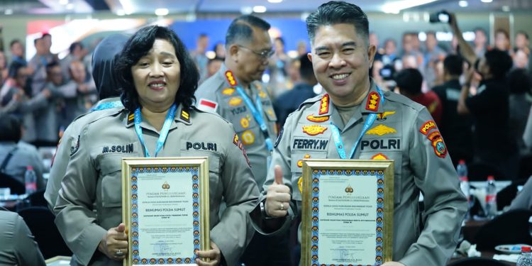 Kombes Ferry Walintukan Bawa Humas Polda Sumut Borong Dua Penghargaan Nasional dari Mabes Polri