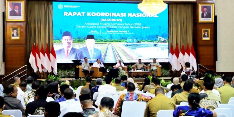Bupati Simalungun Hadiri Rakornas Kementan, Dorong Irigasi dan Cetak Sawah Baru Hadapi Ancaman Kekeringan