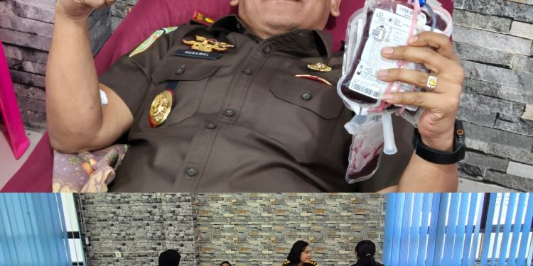 Peringati Hari Kartini, Kejari Simalungun Gelar Bakti Sosial Pemeriksaan Kesehatan dan Donor Darah