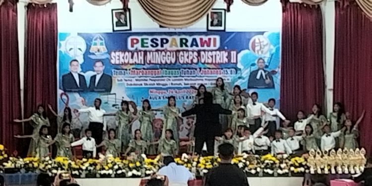 Sekolah Minggu GKPS Merek Raya Tampil Gemilang, Raih Juara I Pesparawi Distrik II