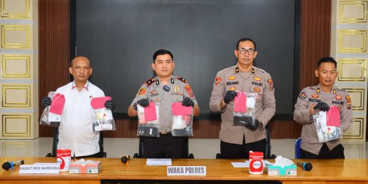 Amankan 87 Tersangka, Polres Tebing Tinggi Ungkap 77 Kasus Narkoba dalam 4 Bulan