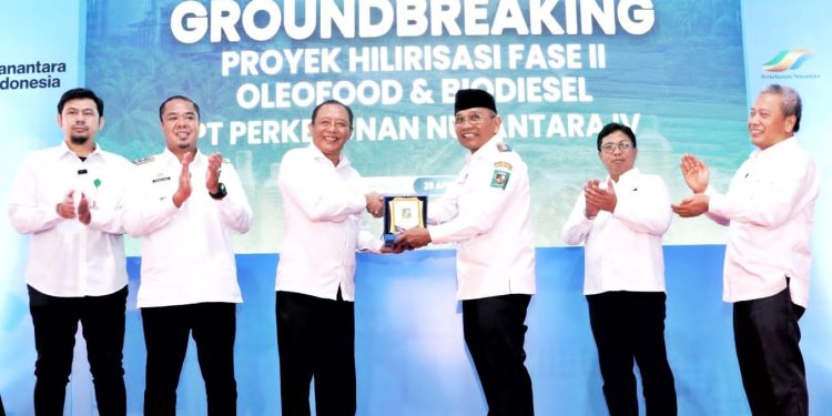 Groundbreaking Hilirisasi PTPN IV di KEK Sei Mangkei, Bupati Simalungun: Dorong Lompatan Ekonomi Berbasis Sawit