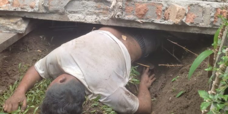 Tragis! Tukang Bangunan Jatuh dari Ketinggian 7 Meter, Tertimpa Beton di Samping Rumah Dinas Wali Kota Siantar