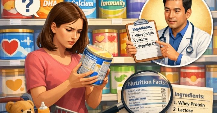 Jangan Tergiur Iklan Depan Kemasan! Dokter Anak Bongkar Cara Aman Pilih Susu Formula
