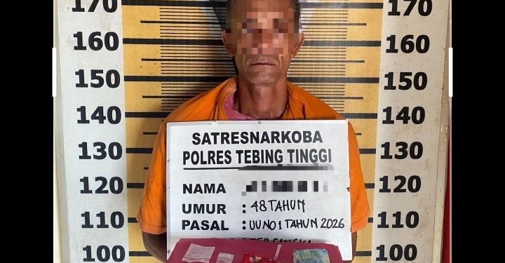 Terendus dari Medsos, Pemilik Sabu di Tebing Tinggi Digerebek Polisi!