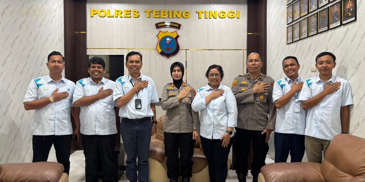 PLN dan Polres Tebing Tinggi Perkuat Sinergi, Bahas Keamanan Operasional Kelistrikan