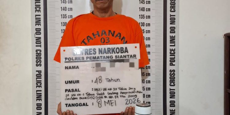 Buang Sabu Saat Digerebek, Pria 48 Tahun di Siantar Tetap Tak Berkutik, Polisi Temukan Simpanan di Belakang Rumah