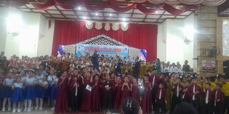 Pesparawi Sekolah Minggu GKPS Distrik I Berlangsung Meriah, Ini Daftar Para Juara