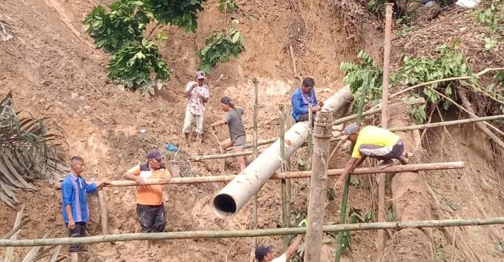 Longsor Putus Pipa Transmisi PDAM Tirta Uli, Sejumlah Wilayah di Pematangsiantar Alami Gangguan Air