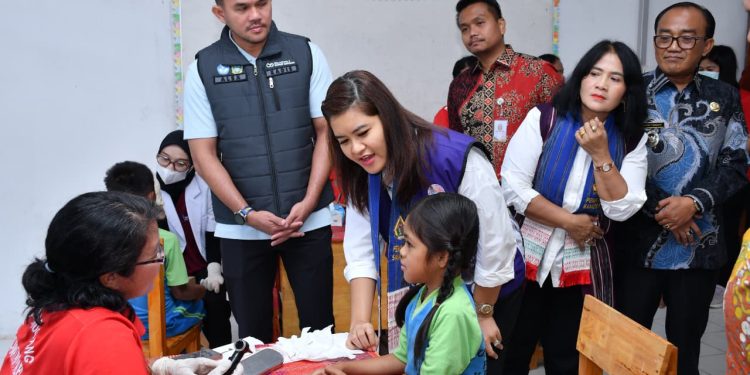 Kahiyang Ayu Pastikan Pelayanan Posyandu di Samosir Berjalan Optimal hingga ke Desa