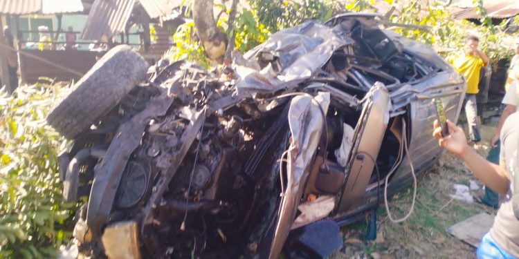 Braak...KA Tabrak Pajero Pengusaha Hotel Terseret 50 Meter, Haidin Sinaga Meninggal