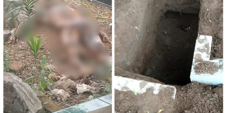 Heboh...Makam Dibongkar Misterius di Simalungun, Jasad Lansia Dipindahkan OTK