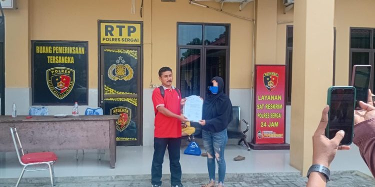 Diduga Sebarkan Video Asusila Mantan Pacar, Dua Warga Bintangbayu Dilaporkan ke Polres Sergai