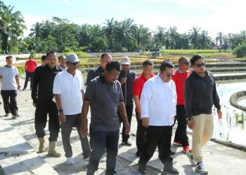 Wesly Turun Langsung Bersihkan Drainase Sawah, Program Jumpa Berlian Digaungkan hingga ke Lingkungan Warga