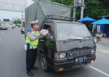 Keselamatan di Jalan Jadi Prioritas, Satlantas Pematangsiantar Gelar Penyuluhan Langsung ke Masyarakat
