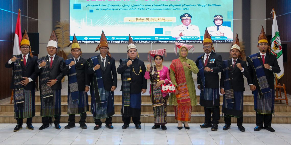 Ini Nama 7 Pejabat Baru Pemko Pematangsiantar yang Dilantik Wesly Silalahi