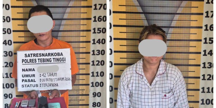 Residivis Narkoba Kembali Dibekuk, Polres Tebing Tinggi Sita 18,47 Gram Sabu