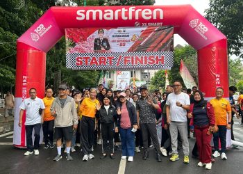 Polres Pematangsiantar Semarakkan HUT Bhayangkara ke-80 dengan Car Free Day dan Olahraga Bersama