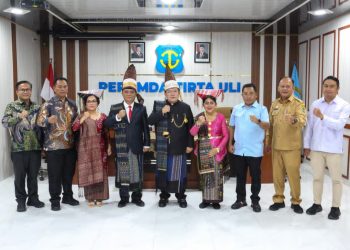 Wesly Silalahi Resmi Lantik Budiman Ricardo Tanjung jadi Dirtek Perumda Tirta Uli