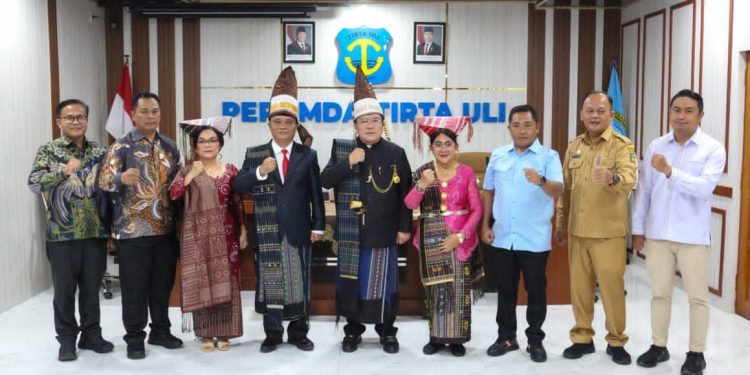 Wesly Silalahi Resmi Lantik Budiman Ricardo Tanjung jadi Dirtek Perumda Tirta Uli