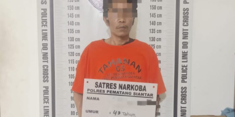 Miliki 9 Paket Ganja, Pria di Siantar Utara Diciduk Satresnarkoba Polres Pematangsiantar