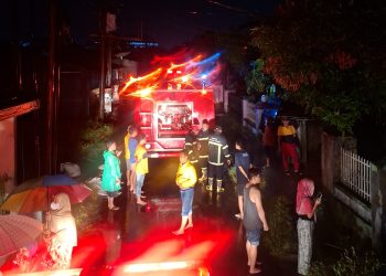 Tiga Rumah di Jalan Tongkol Pematangsiantar Terbakar, Kerugian Ditaksir Ratusan Juta Rupiah